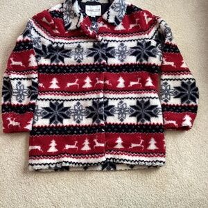 Coldwater Creek Sherpa jacket with lining size Medium